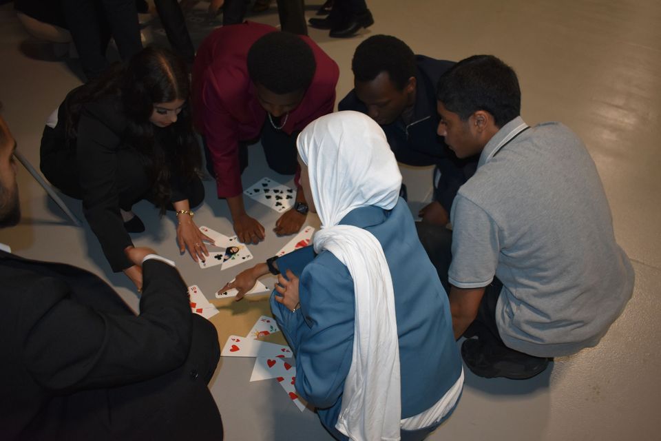 Image of students at event