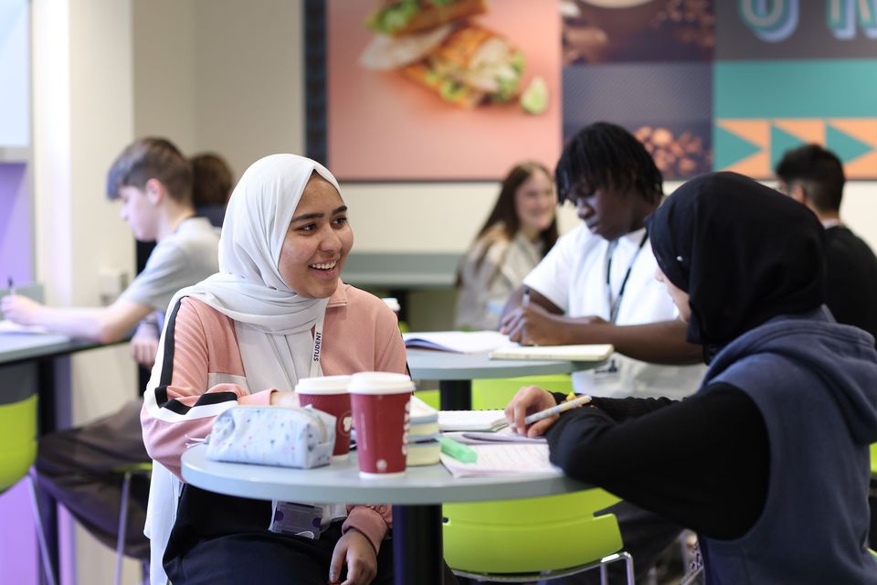 image of students socialising
