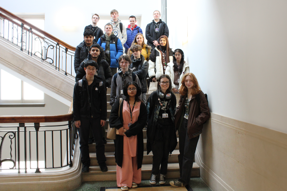 Students on Bolton Council Worksplace Safari 