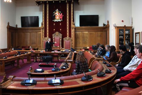 Sixth Form Bolton Students go on Safari at Bolton Council