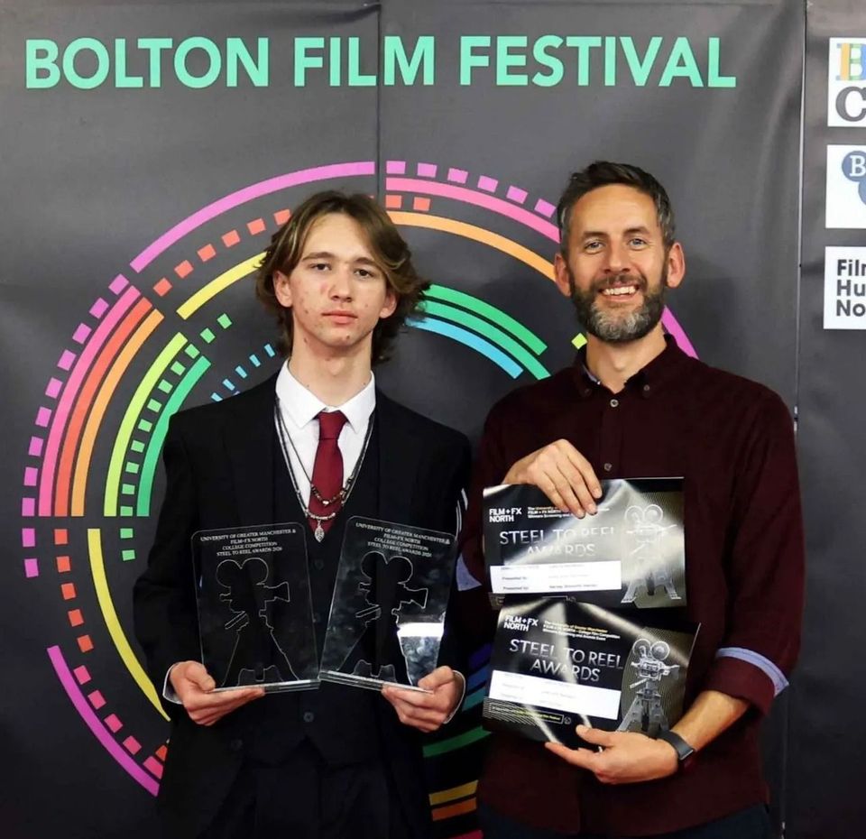 B6 Student Wins University of Greater Manchester College Film Competition at Bolton Film Festival