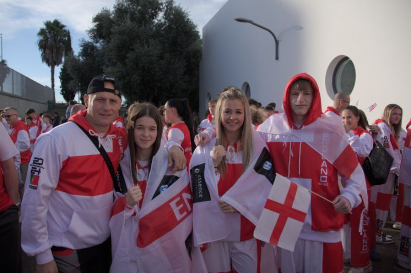 L-R: Lee Smith; Evie-Mae Thornley; Freya Thornley, Bradley Pollard