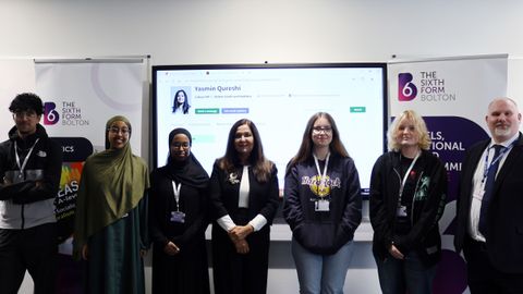 Yasmin Qureshi MP Inspires Sixth Form Bolton students