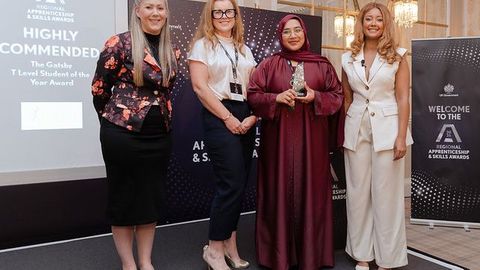 Former B6 Student Highly Commended at National Apprenticeship and Skills Awards 2026