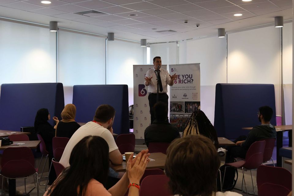 Image from poetry slam event