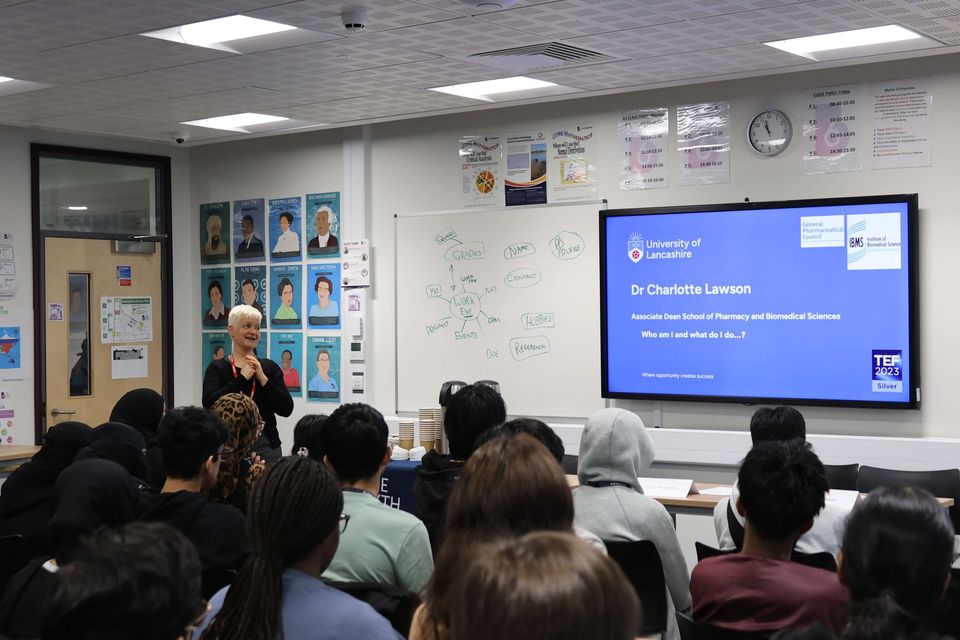Image of guest speaker at STEM Careers Event Image of guest speaker at STEM Careers Event