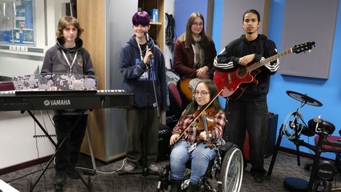 Sixth Form Bolton Students Tune Up for Battle of the Bands