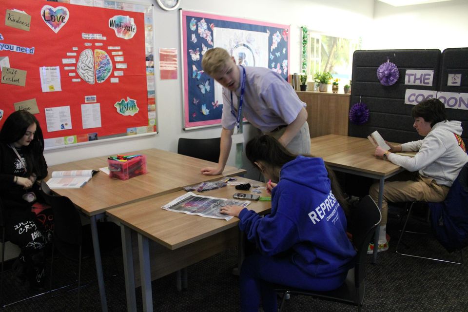 Image of students using The Cocoon